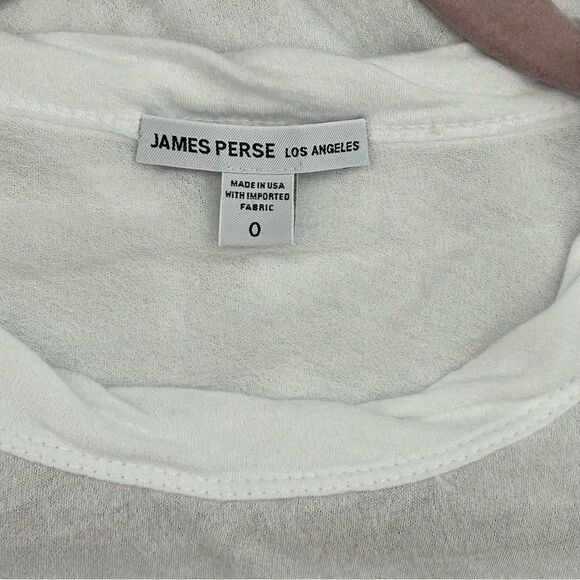 Jemes Perse White Long Sleeve Knit Shirt - Picture 6 of 6